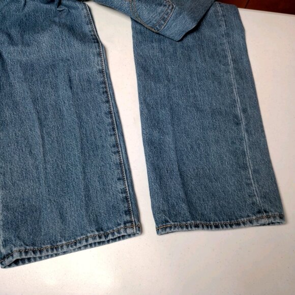Levi Strauss Levis 501 Button Fly Jeans 32x31 Actual Size Blue Denim READ - Picture 8 of 16